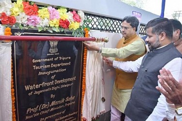 CM Dr Manik Saha inaugurated Jagannath Lake beautification project in Udaipur. TIWN Pic Feb 27